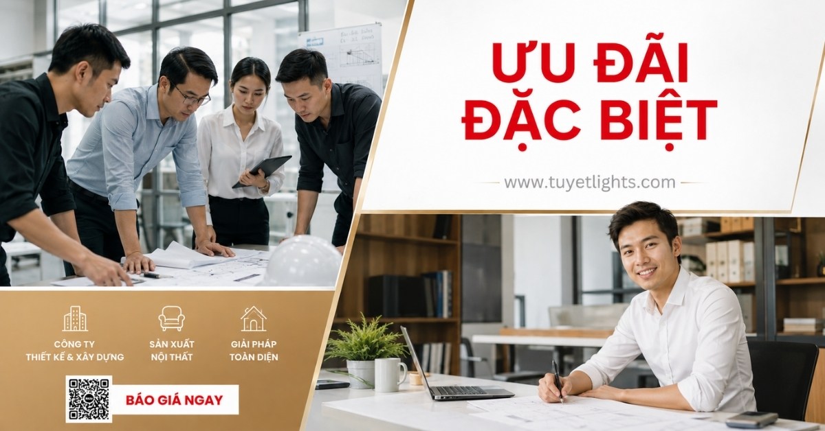 ưu đãi đặc biệt cho kiến trúc sư và nhà thầu xây dựng